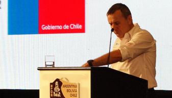 Etienne Lavigne y Natalia Riffo encabezaron el lanzamiento del evento que recorrerá Chile entre los días 7 y 14 de enero próximo Etienne Lavigne